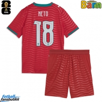 Portugal Pedro Neto #18 Hjemmedraktsett Barn VM 2026 Kortermet (+ Korte bukser)